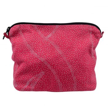Tallentire House Cosmetics Purse Large Dots Bright Rose