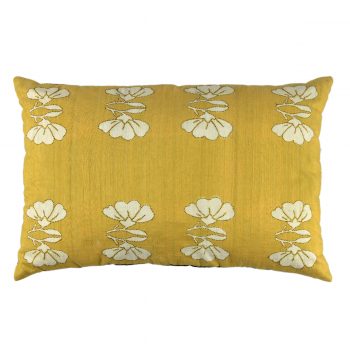 Tallentire House Cushion Silk Lotus Yellow