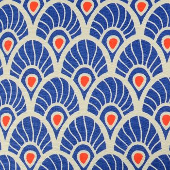 Tallentire House Fabrics Q1 Feather Surf the Web Tiger Lilly