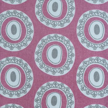 Tallentire House Fabrics Q2 Byzantine Circle Nostalgic Pink