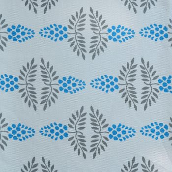 Tallentire House Fabrics Twill Vine Blue