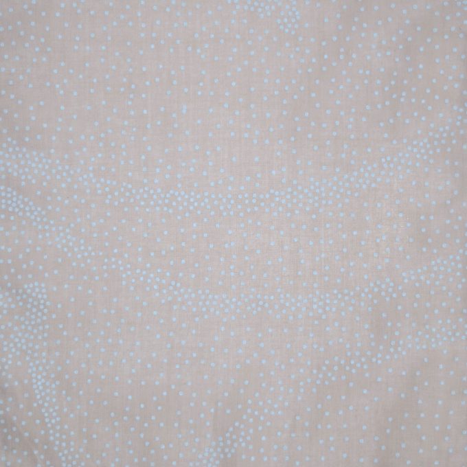Tallentire House Fabrics Voile Dots Dusty Pink Chalk Blue