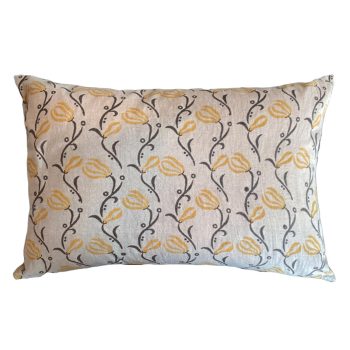 Trellis Cushion In Yellow